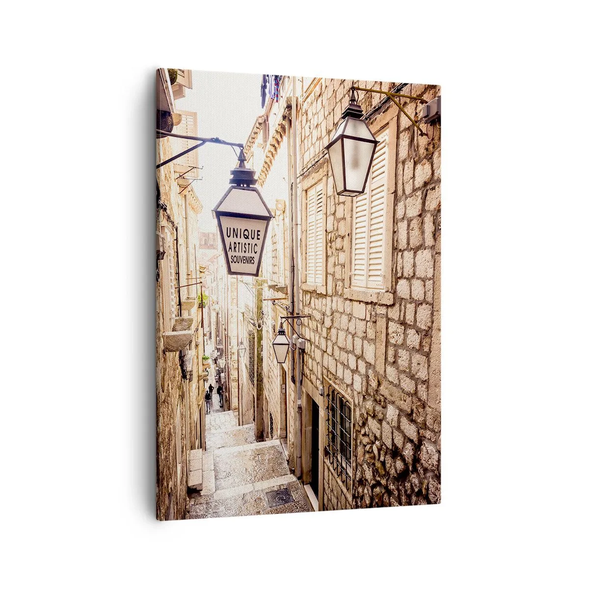 Quadro em tela - Um beco encantador - 50x70 cm