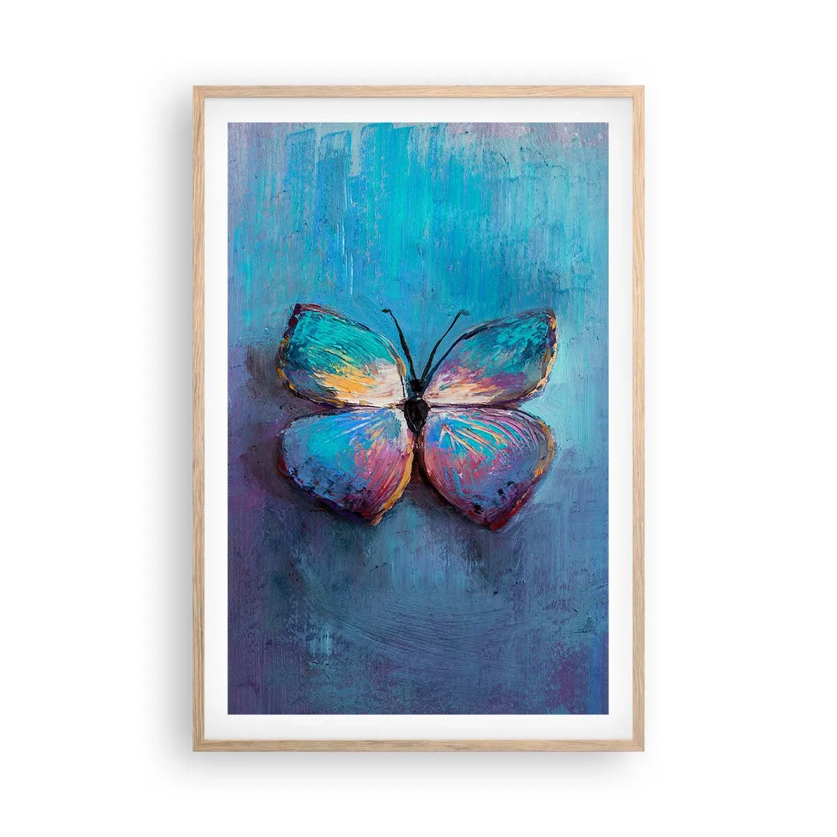 Pôster com moldura de carvalho claro - Em toda a sua glória - 61x91 cm