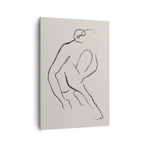 Quadro em tela - Esboço íntimo - 70x100 cm