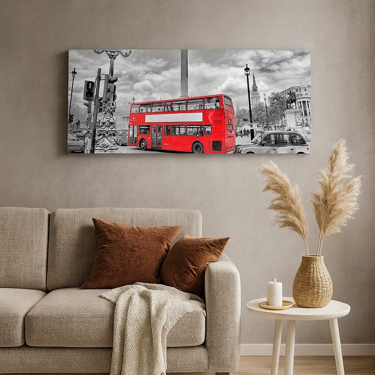 Quadro em tela - A verdadeira corrente sanguínea da cidade - 30x30 cm