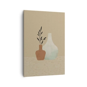 Quadro em tela - O vaso e sua ideia - 70x100 cm