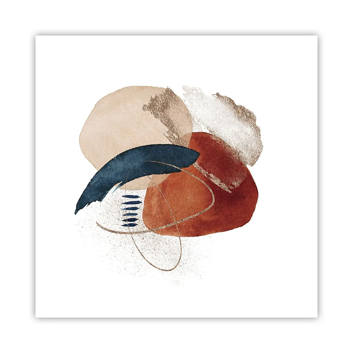 Pôster - Composição oval - 60x60 cm