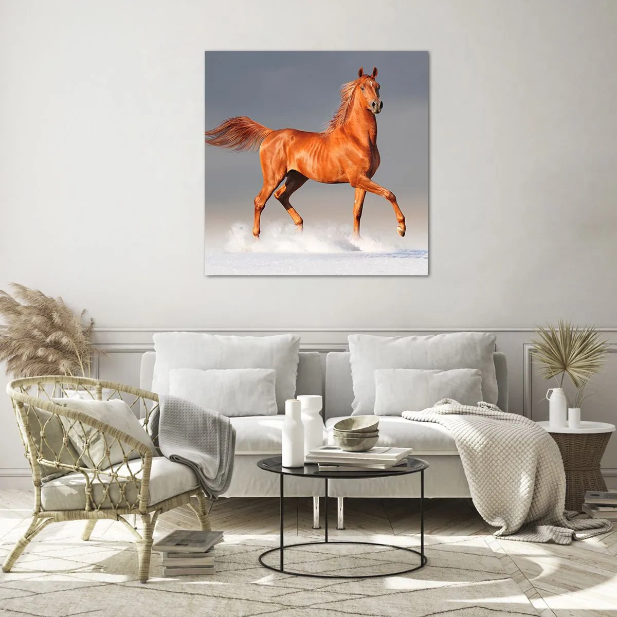 Quadro em vidro - Graça Dançante - 40x40 cm