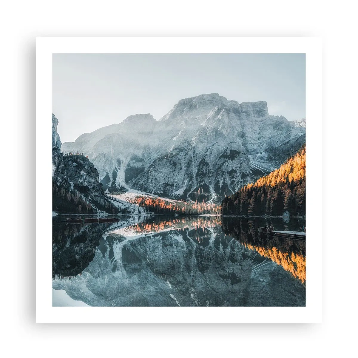 Pôster - Paisagem espelhada - 60x60 cm