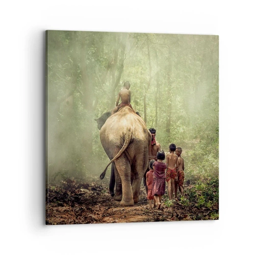 Quadro em tela - Novo Livro da Selva - 70x70 cm