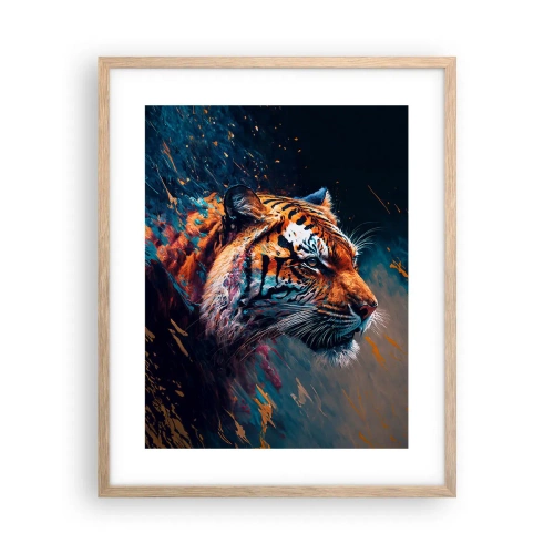 Pôster com moldura de carvalho claro - Beleza selvagem - 40x50 cm