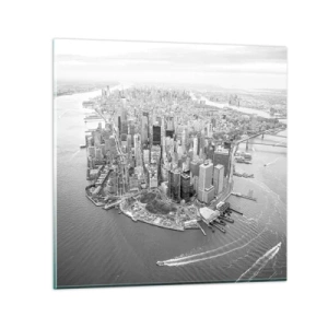 Quadro em vidro - Como não amar? - 40x40 cm