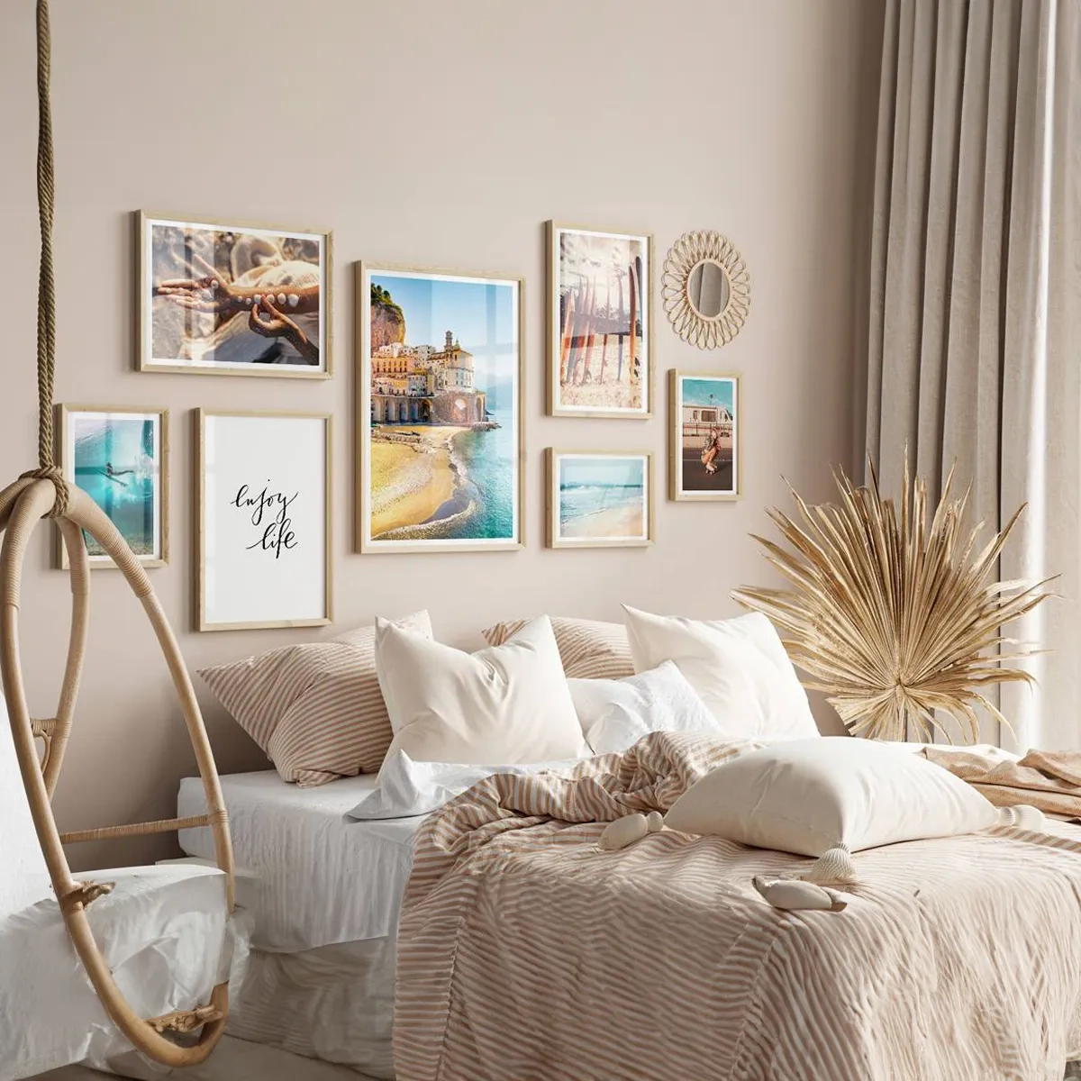 Travel memories - Inspiração para o quarto