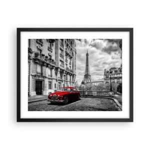 Pôster com moldura preta - Predador na cidade - 50x40 cm