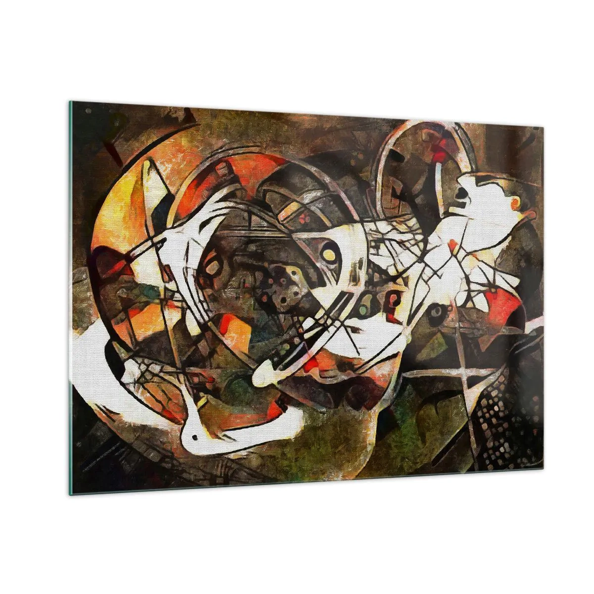 Quadro em vidro - Consegue ouvir o movimento? - 100x70 cm