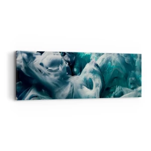 Quadro em tela - Movimento de cores - 90x30 cm