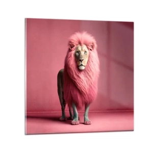 Quadro em vidro - Não tens mais medo - 50x50 cm