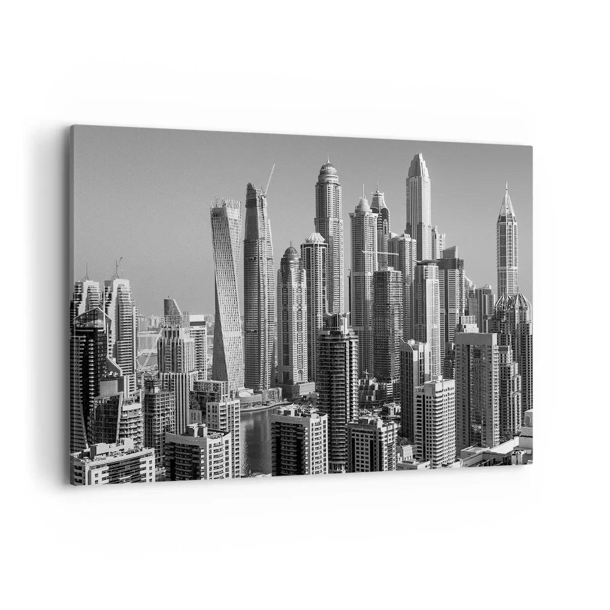 Quadro em tela - A cidade sobre o deserto - 100x70 cm