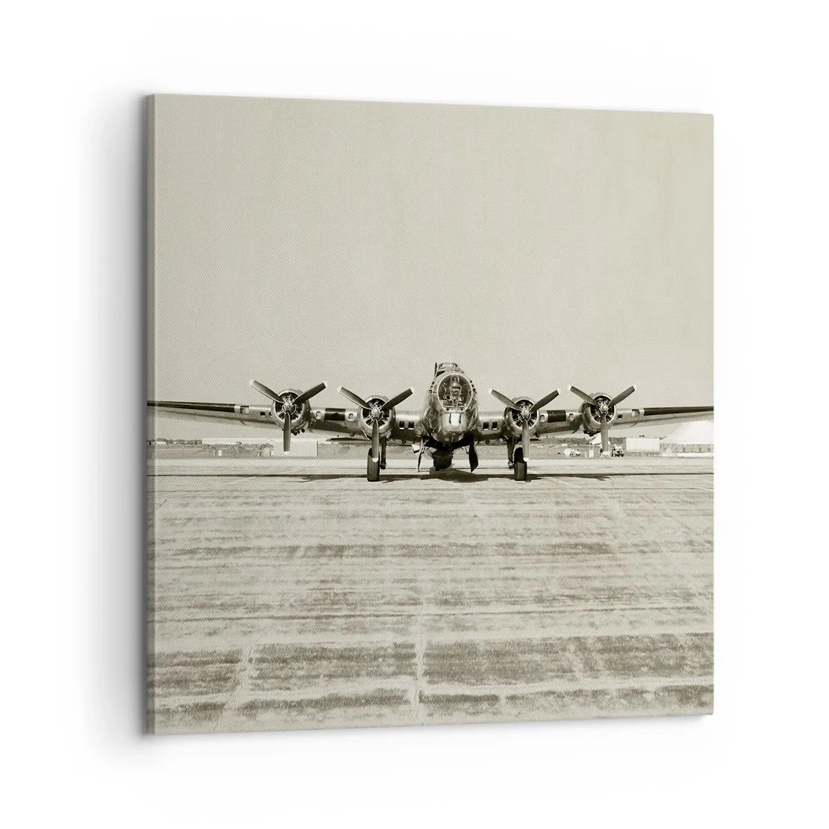 Quadro em tela - Pronto como sempre - 60x60 cm