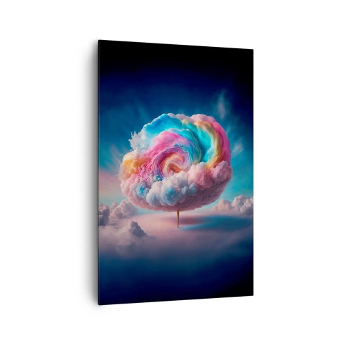 Quadro em tela - O sonho de um parque de diversões - 80x120 cm