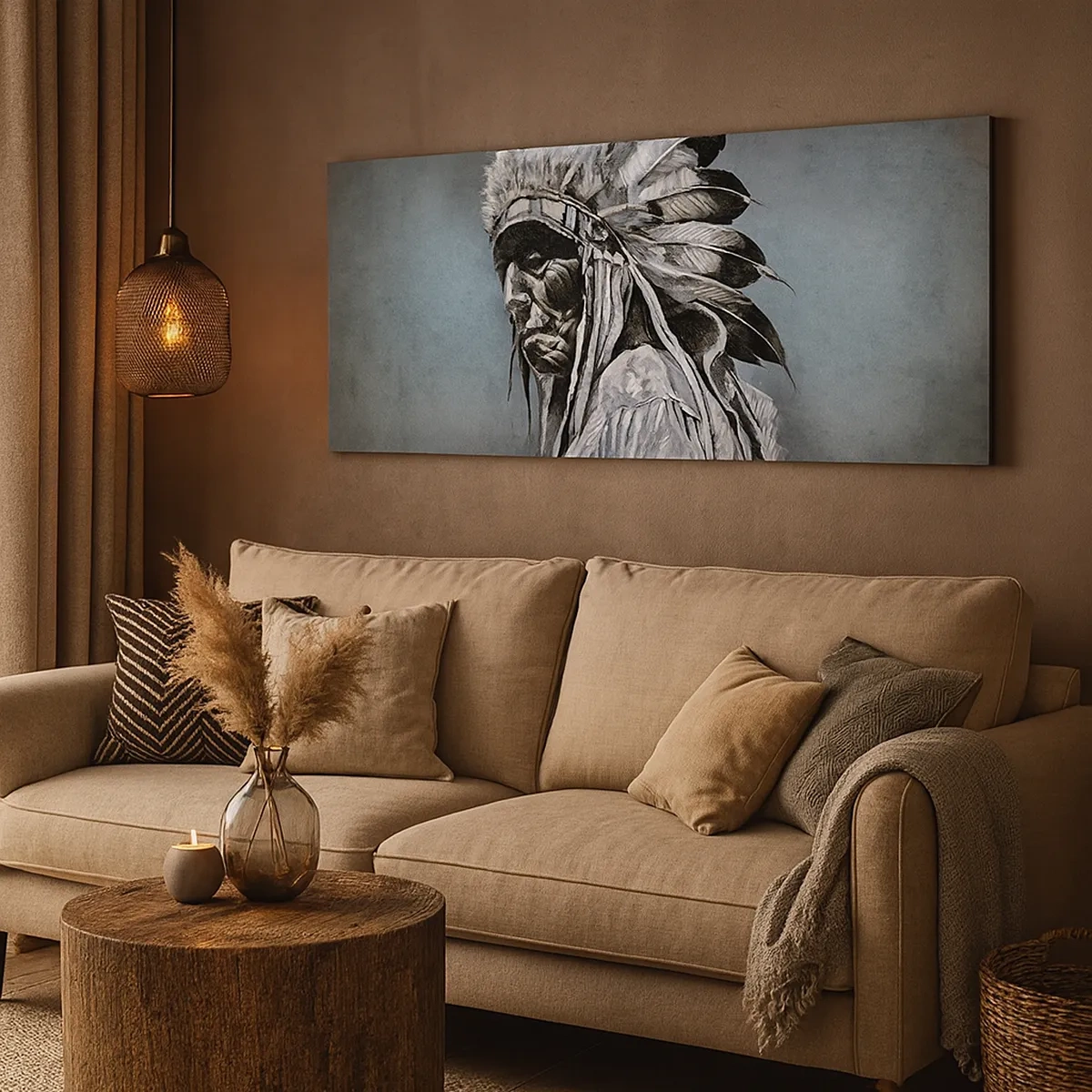 Quadro em tela - De volta às raízes - 30x30 cm