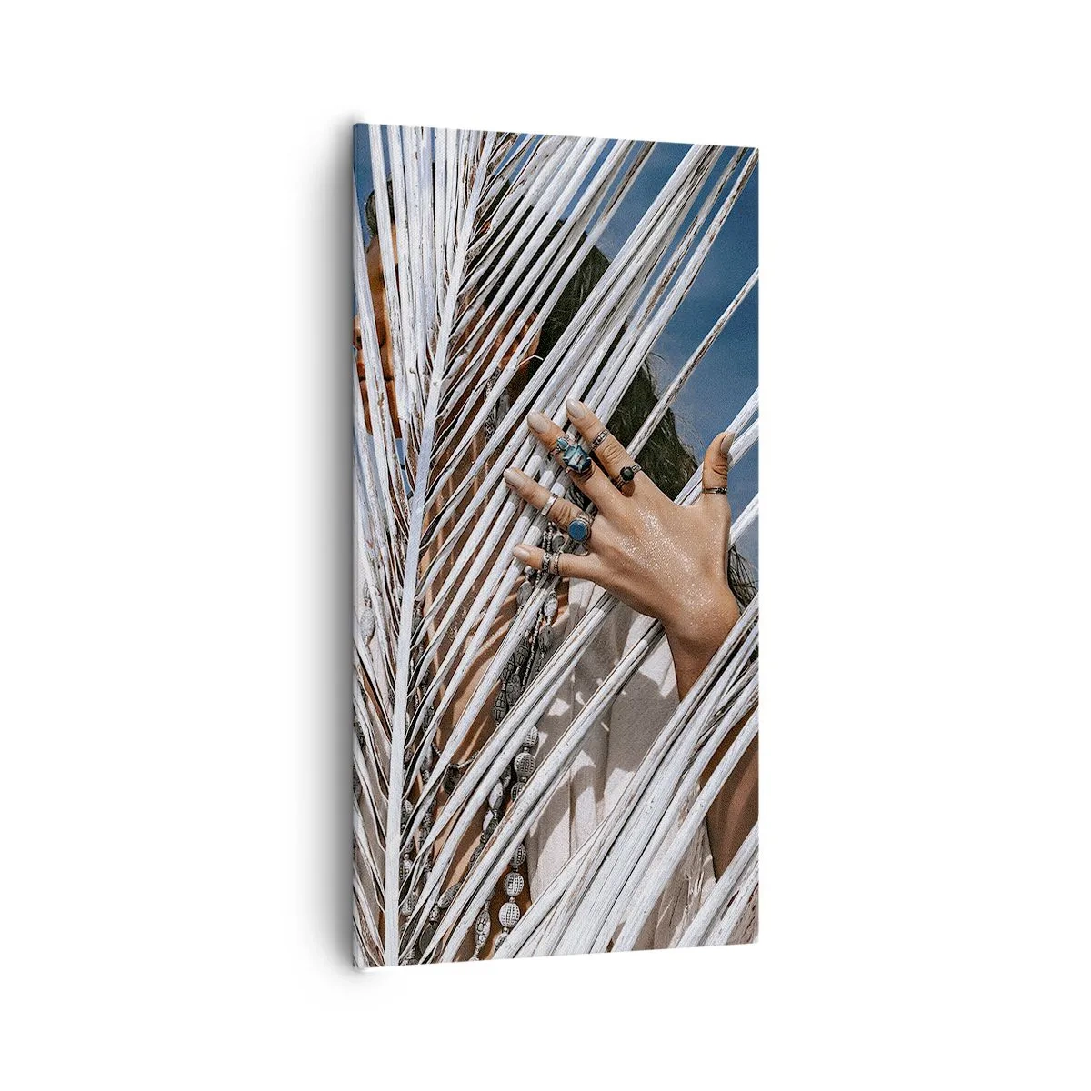 Quadro em tela - A xamã - 65x120 cm