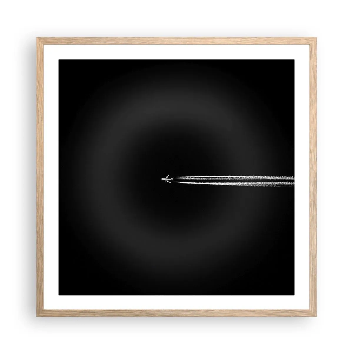 Pôster com moldura de carvalho claro - Em outra dimensão - 60x60 cm