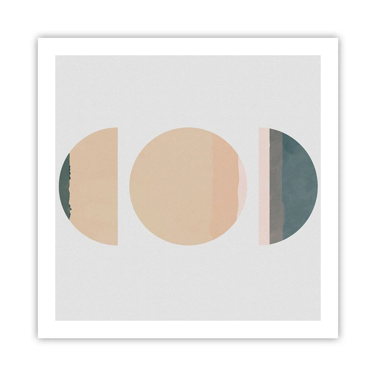 Pôster - Círculo entre círculos - 60x60 cm