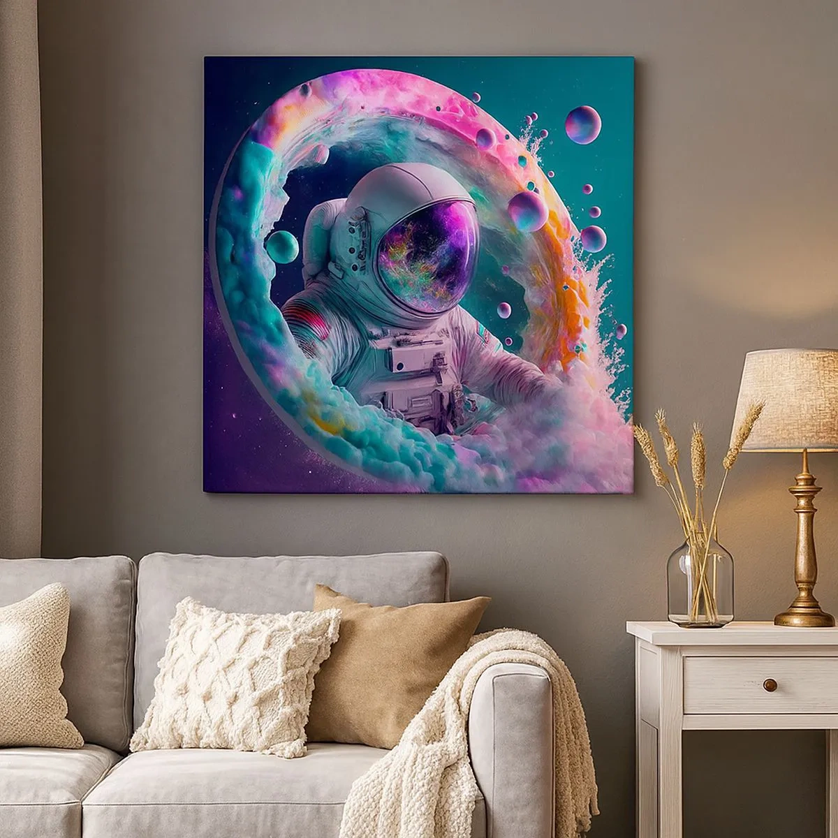 Quadro em tela - Portão estrela - 30x30 cm