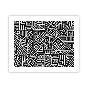 Pôster - Composição pré-colombiana - 50x40 cm