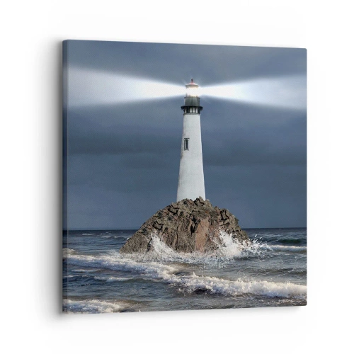 Quadro em tela - Aqui... aqui... aqui! - 30x30 cm