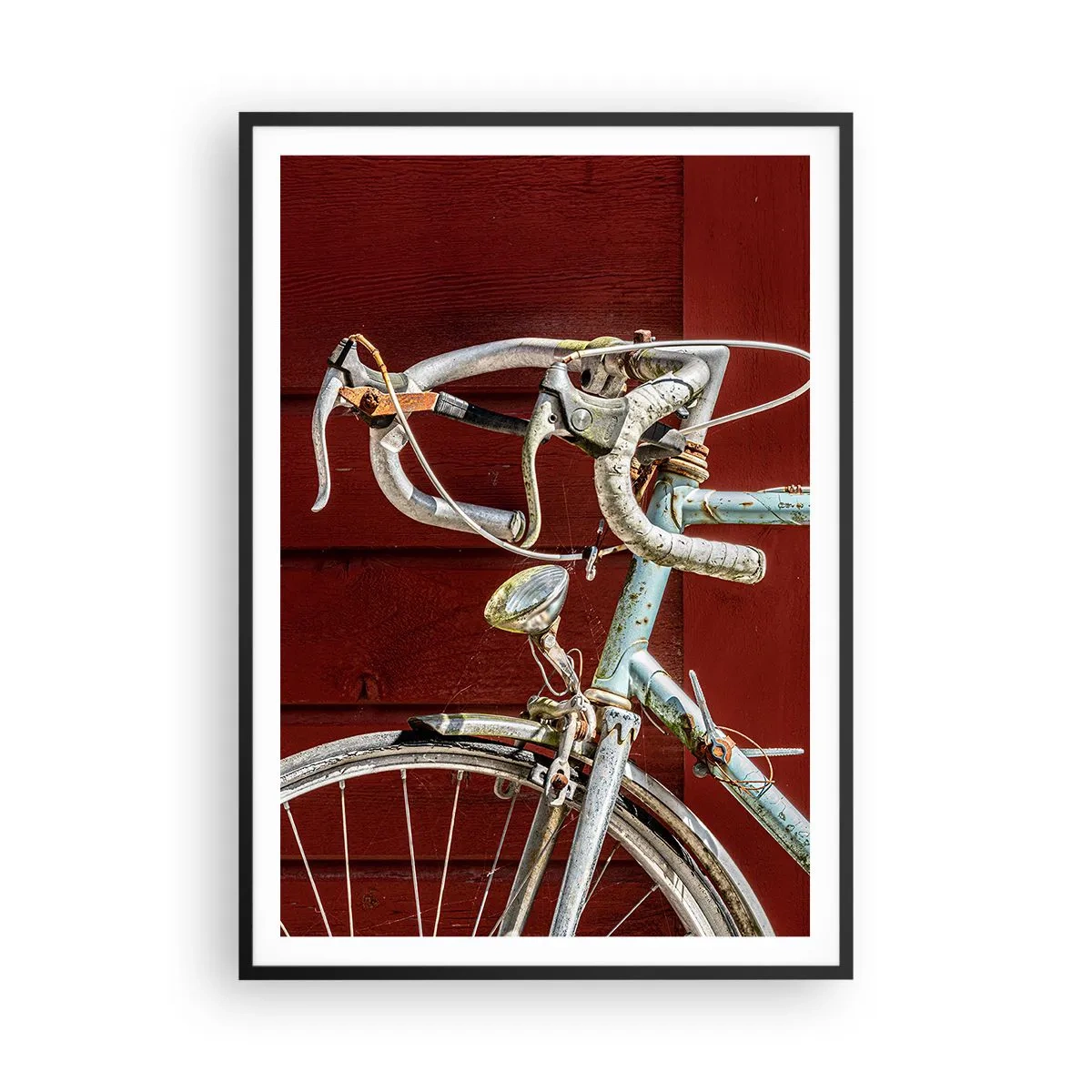 Pôster com moldura preta - Feito para vencer - 70x100 cm