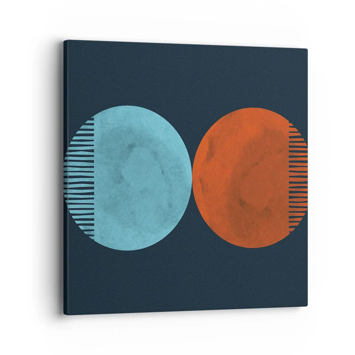 Quadro em tela - Apenas geometria? - 40x40 cm