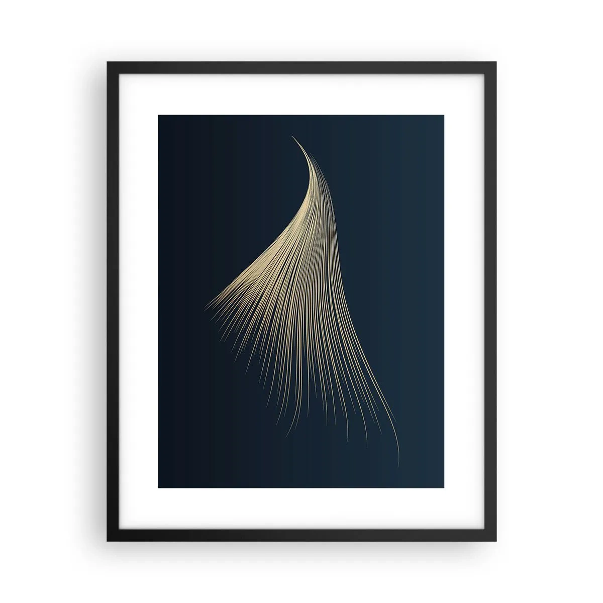 Pôster com moldura preta - Como o cabelo de um anjo - 40x50 cm