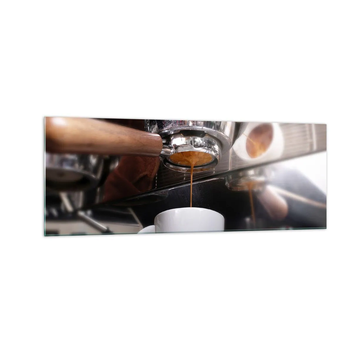 Quadro em vidro - Boa hora do dia - 140x50 cm