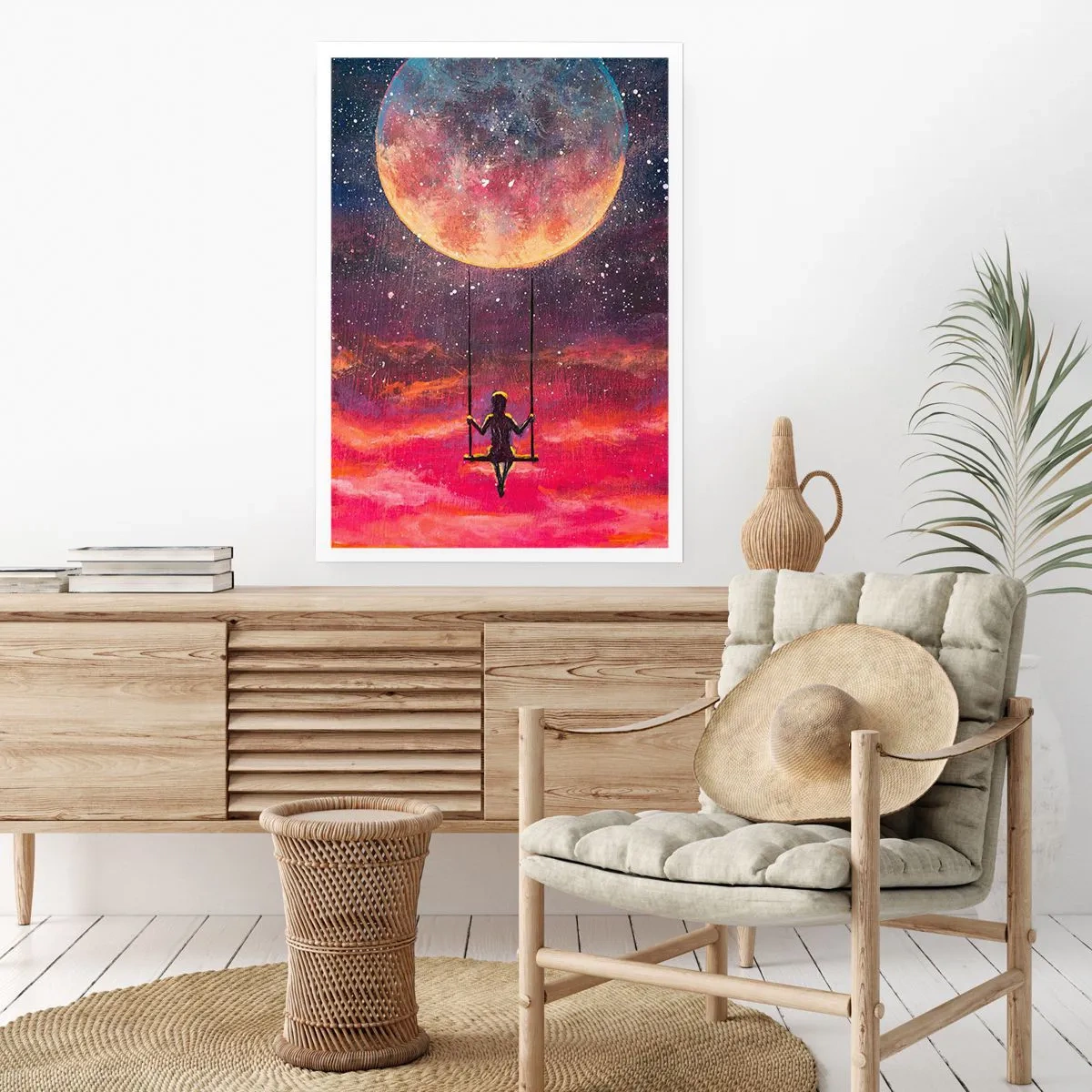 Pôster - Balanço nas nuvens - 40x50 cm