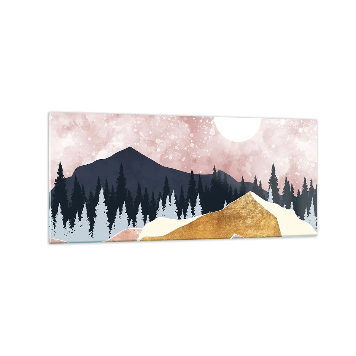 Quadro em vidro - Ronda Noturna - 120x50 cm
