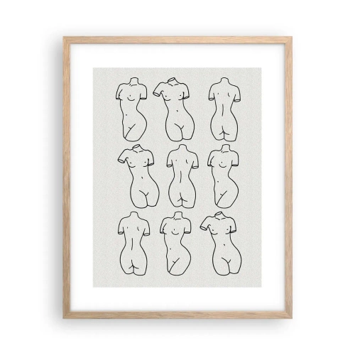 Pôster com moldura de carvalho claro - Apenas Vênus - 40x50 cm