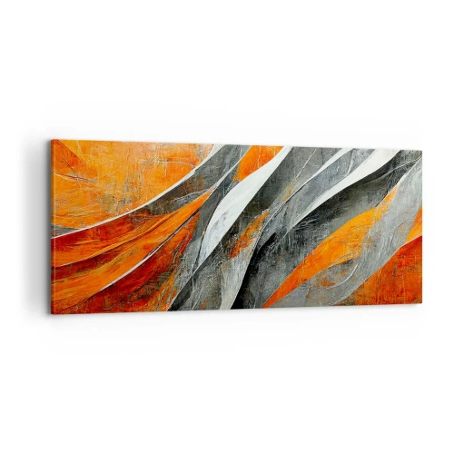 Quadro em tela - Calor e frio - 100x40 cm