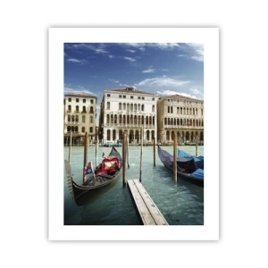 Pôster - Palácios em azul - 40x50 cm