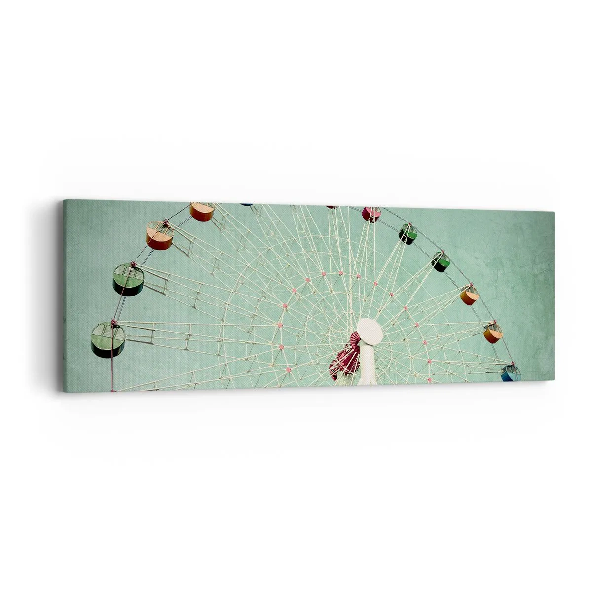 Quadro em tela - Diverte-te - 90x30 cm