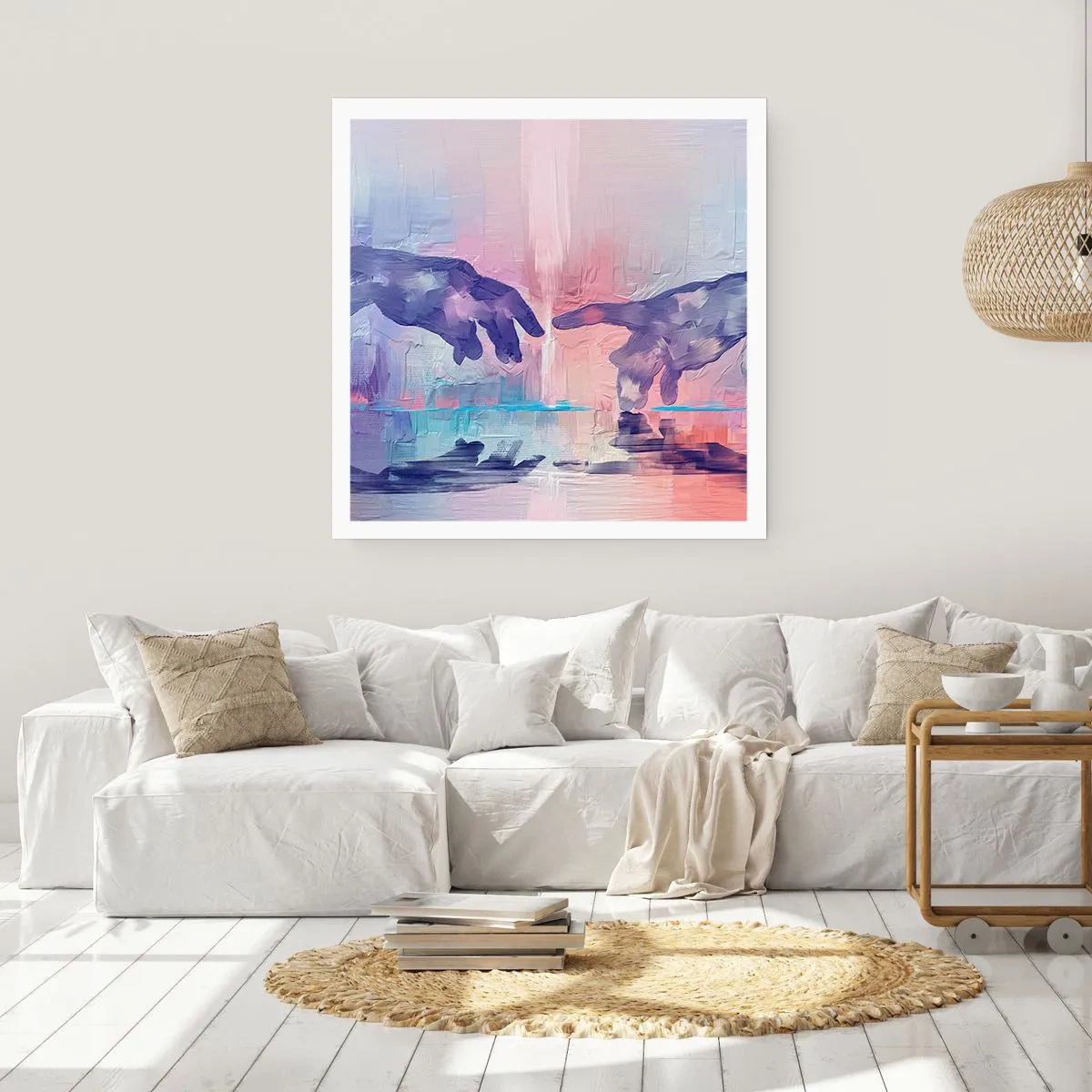 Pôster - Faísca divina da vida - 60x60 cm