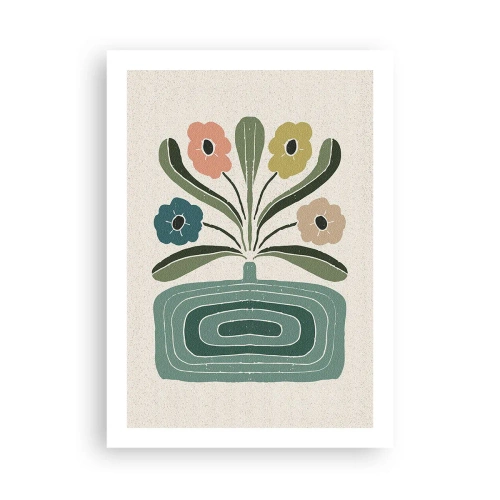 Pôster - Buquê simétrico - 50x70 cm