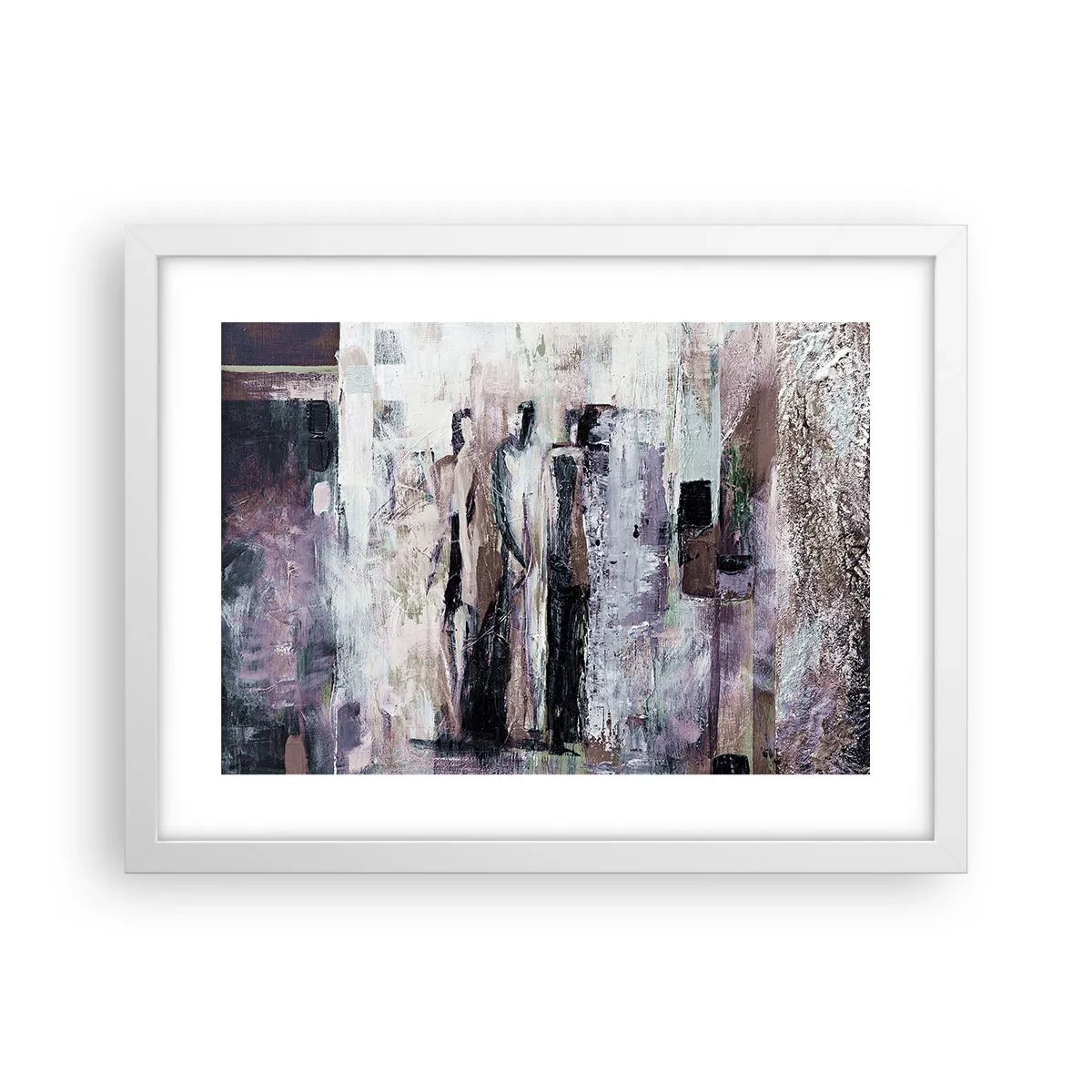 Pôster em moldura branca - Três misteriosos - 40x30 cm