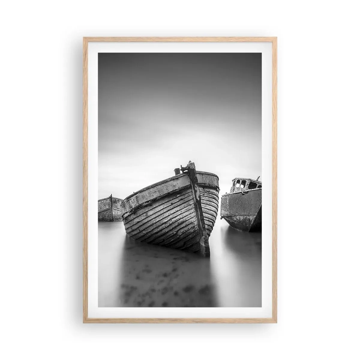 Pôster com moldura de carvalho claro - Apenas lembranças... - 61x91 cm