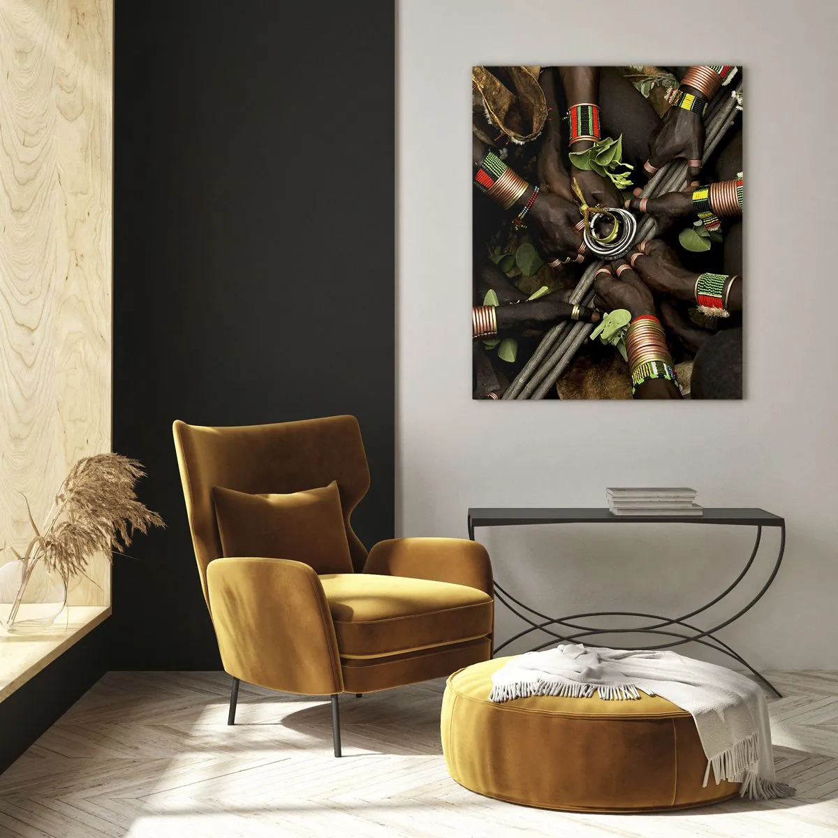 Quadro em vidro - Estamos juntos - 50x70 cm