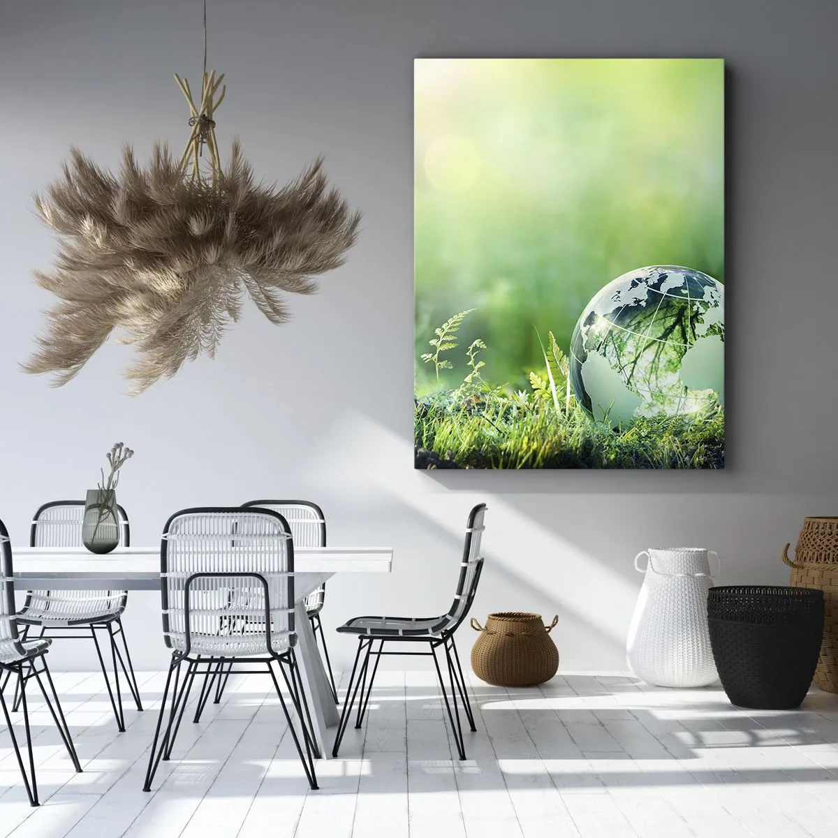 Quadro em tela - Planeta verde - 50x70 cm