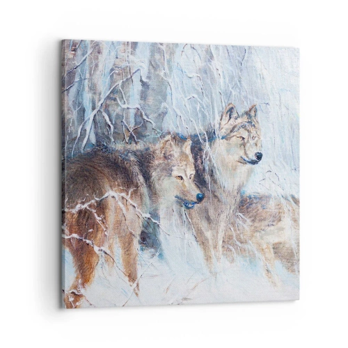 Quadro em tela - Atenção! Está a vir... - 60x60 cm