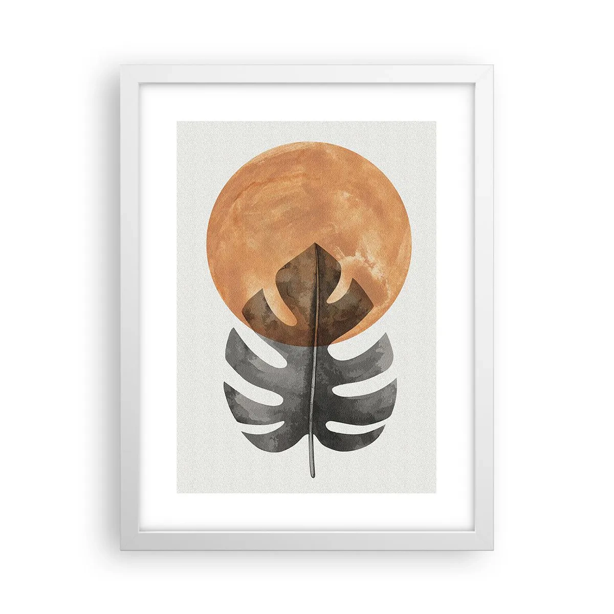 Pôster em moldura branca - Sempre o sol - 30x40 cm