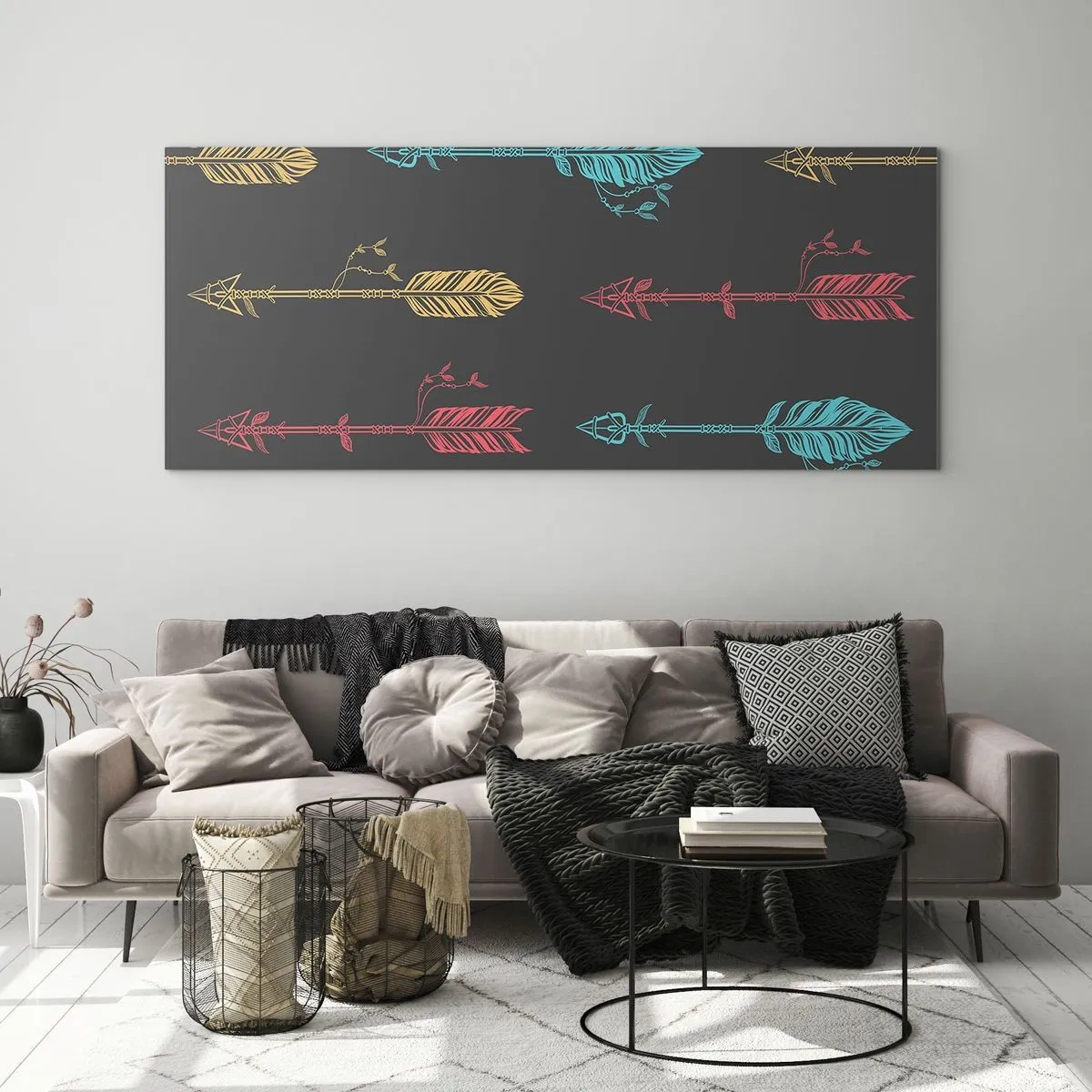Quadro em vidro - Em ordem - 120x50 cm