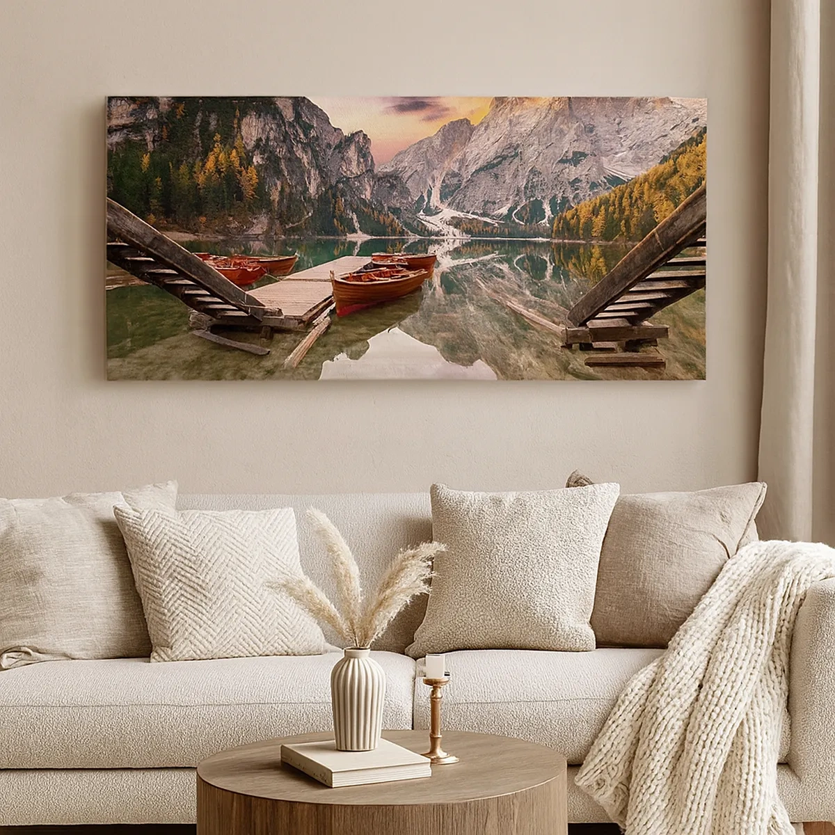 Quadro em tela - A promessa do dia - 30x30 cm