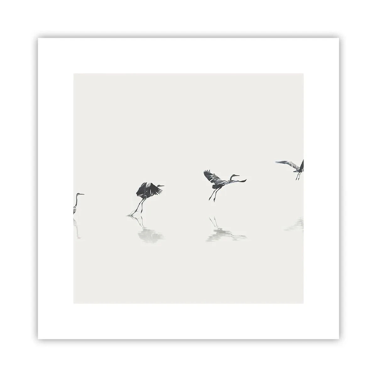 Pôster - Quatro passos simples - 30x30 cm