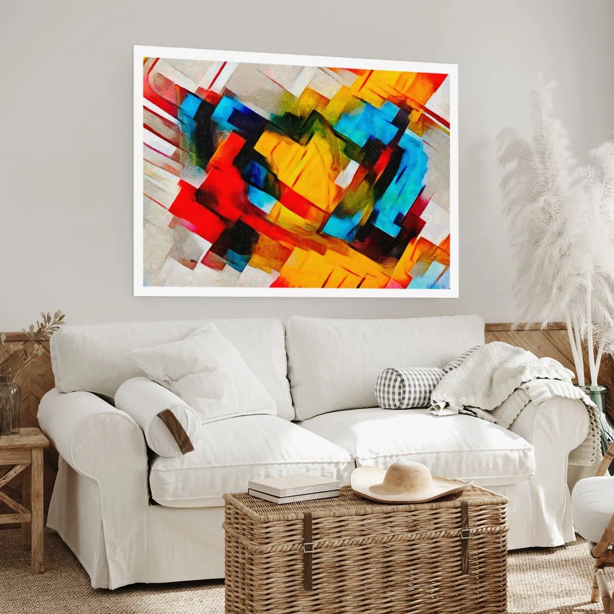 Pôster - Camadas multicoloridas - 70x50 cm