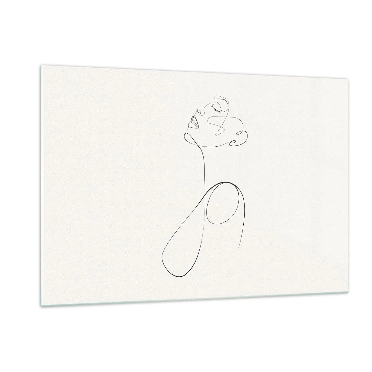 Quadro em vidro - Enrolada em sonhos - 120x80 cm