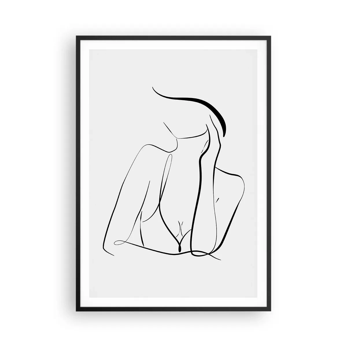 Pôster com moldura preta - Na onda dos sonhos - 70x100 cm